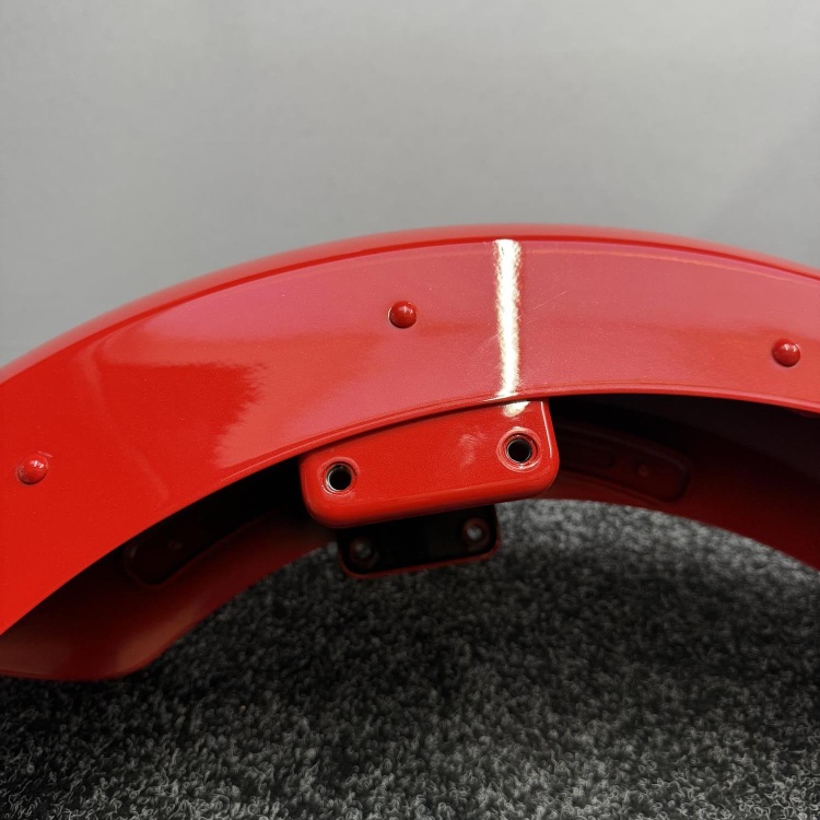 Indian Scout front fender / mudguard in slingshot red